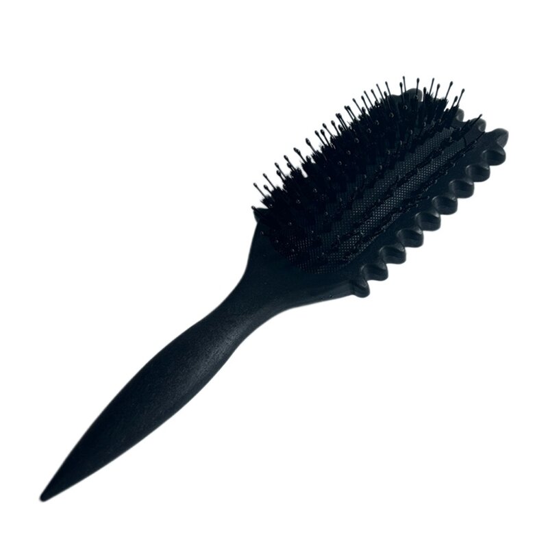 Bounce Curly Hair Brush Boar Bristle Hair Brush For Detangling Shaping And Defining Curly For Women&Men