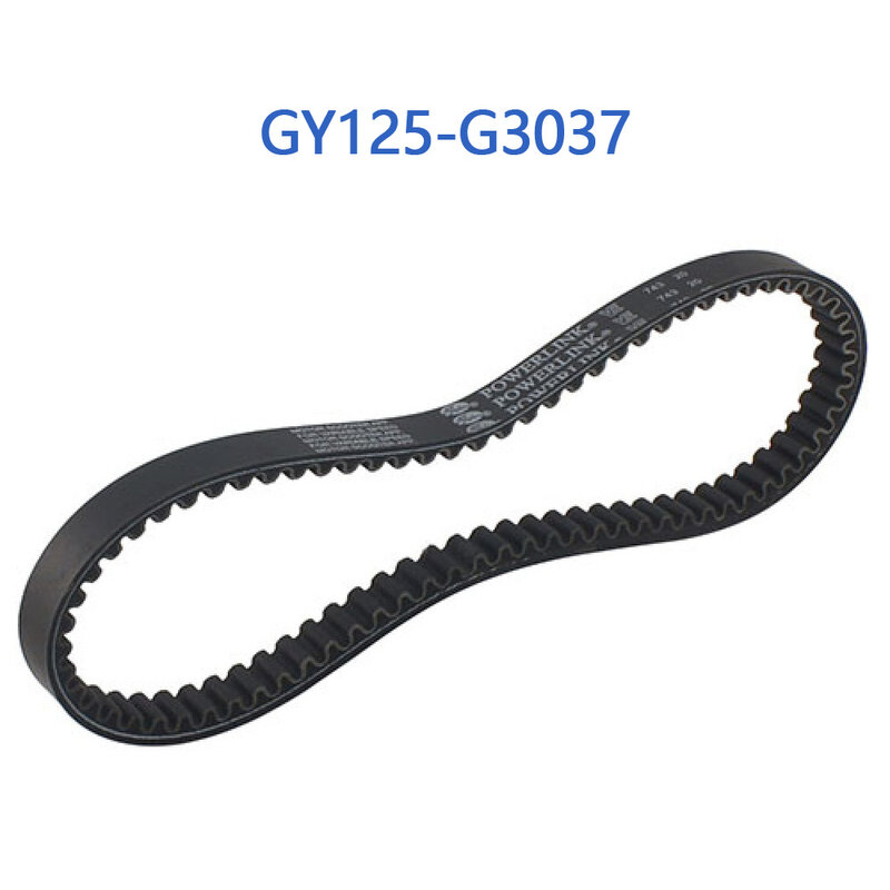 GY125-G3037 Gate PowerLink GY6 125cc CVT Belt 743 20 untuk GY6 125cc 150cc skuter Cina Moped 152QMI 157QMJ mesin