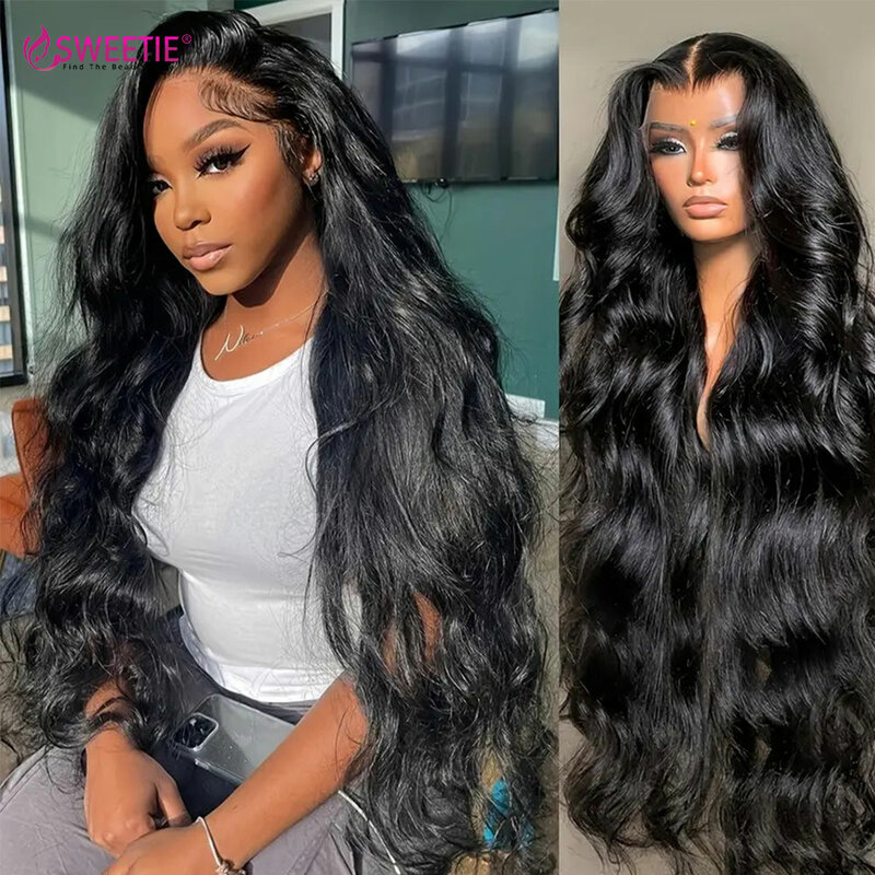 Body Wave Lace Front Human Hair Wig 13x4 13x6 Lace Frontal Wig 34 Inch 180 Density Loose Wave Brazilian Wigs For Women On Sale
