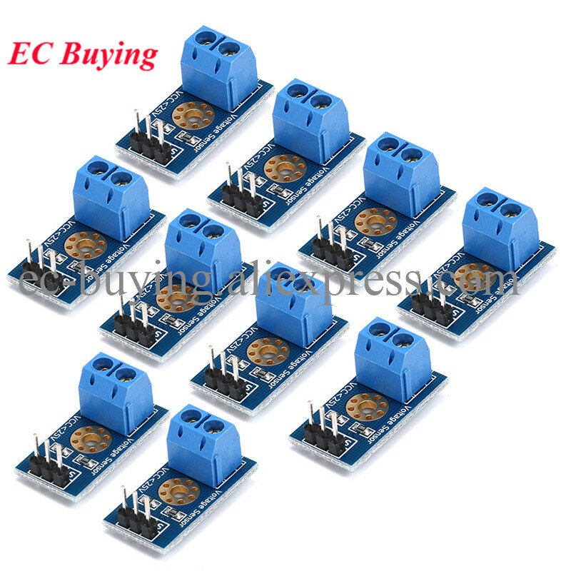 10pcs/1pc Smart Electronics DC 0-25V Standard Voltage Sensor Module Test Electronic Bricks Smart Robot for arduino Diy Kit