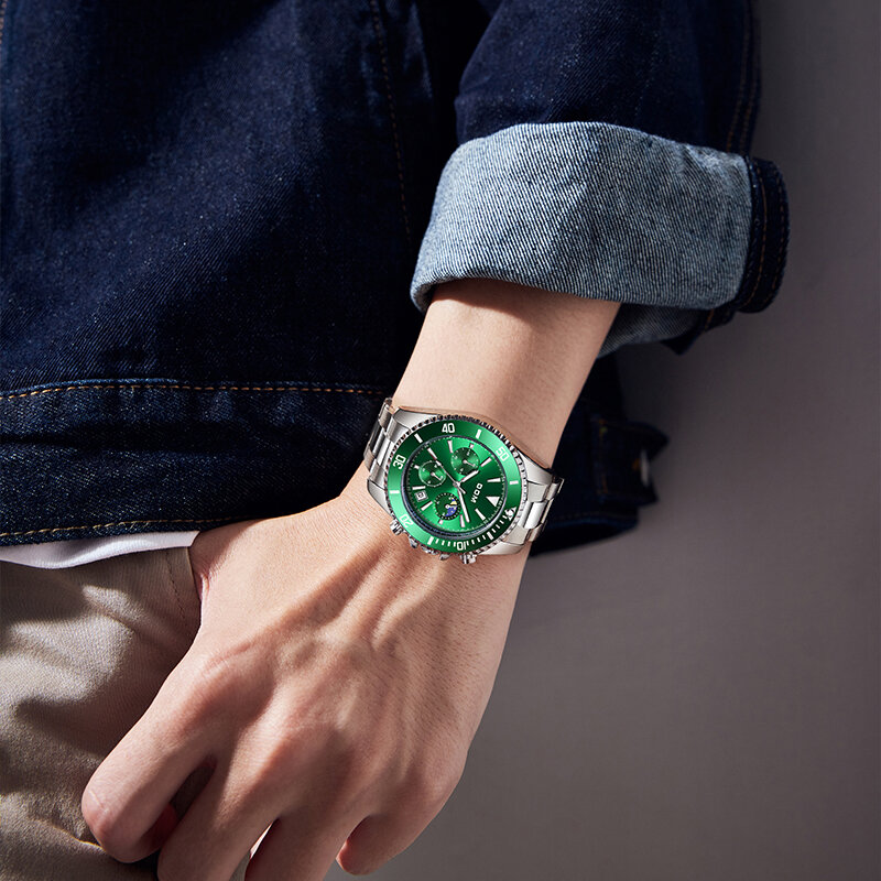 DOM nowy męski zegarek kwarcowy wysokiej zegarek wysokiej jakości dla mężczyzn luksusowy ze zegarek ze stali nierdzewnej dla mężczyzn wodoodporny zegarek kwarcowy M-1698D