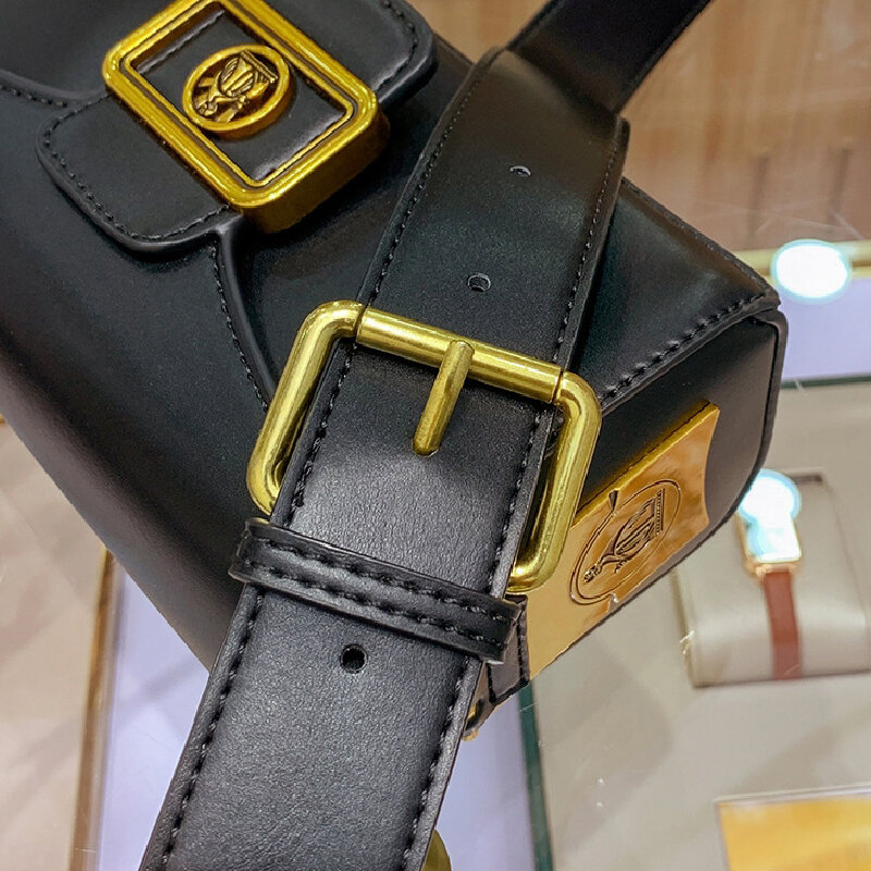 Luxury Brand Women's Shoulder Bag Handbags Y2k Leather Leisure Underarm Crossbody Messenger Clutche Commuting Retro Simplicity