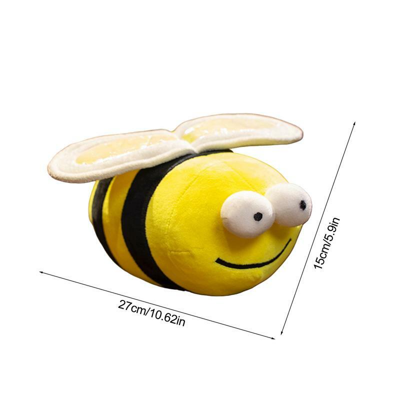 Kuscheltiere für Mädchen Biene Plüsch weiche Plüsch puppe realistische fliegende Tier ausgestopfte Kissen Spielzeug für Auto Schlafzimmer Home Office Kinder