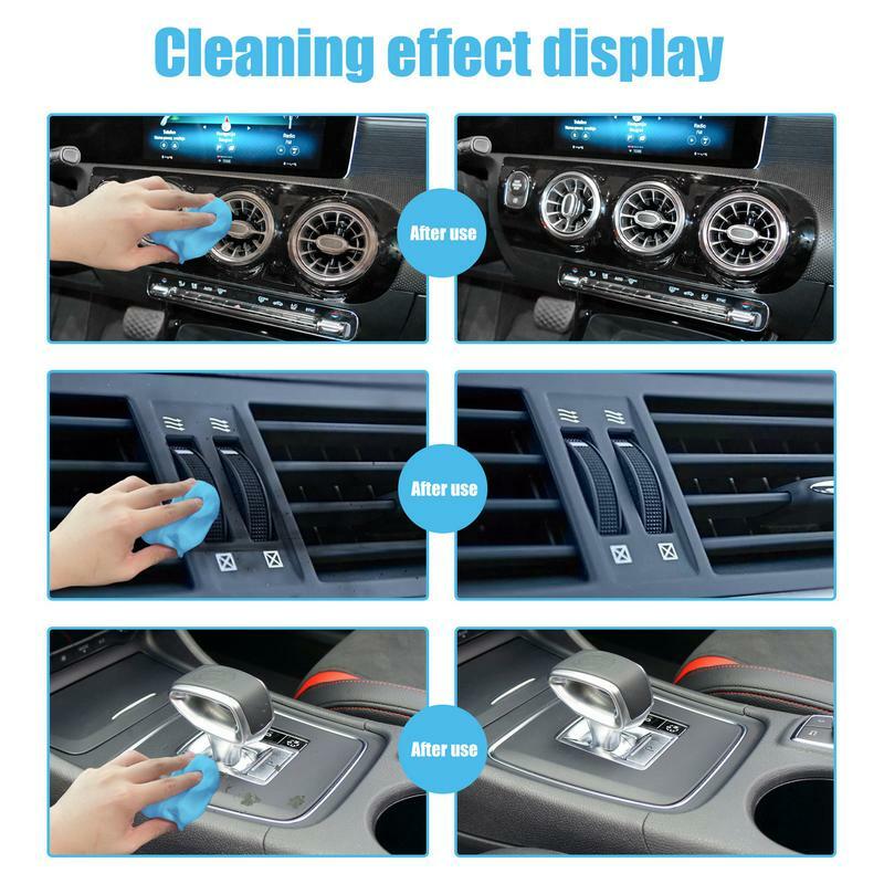 Reutilizável Car Detailing Gel, Auto Interior Putty Cleaning Gel Tool para Veículo, Teclado, Notebook, Acessórios de limpeza do carro