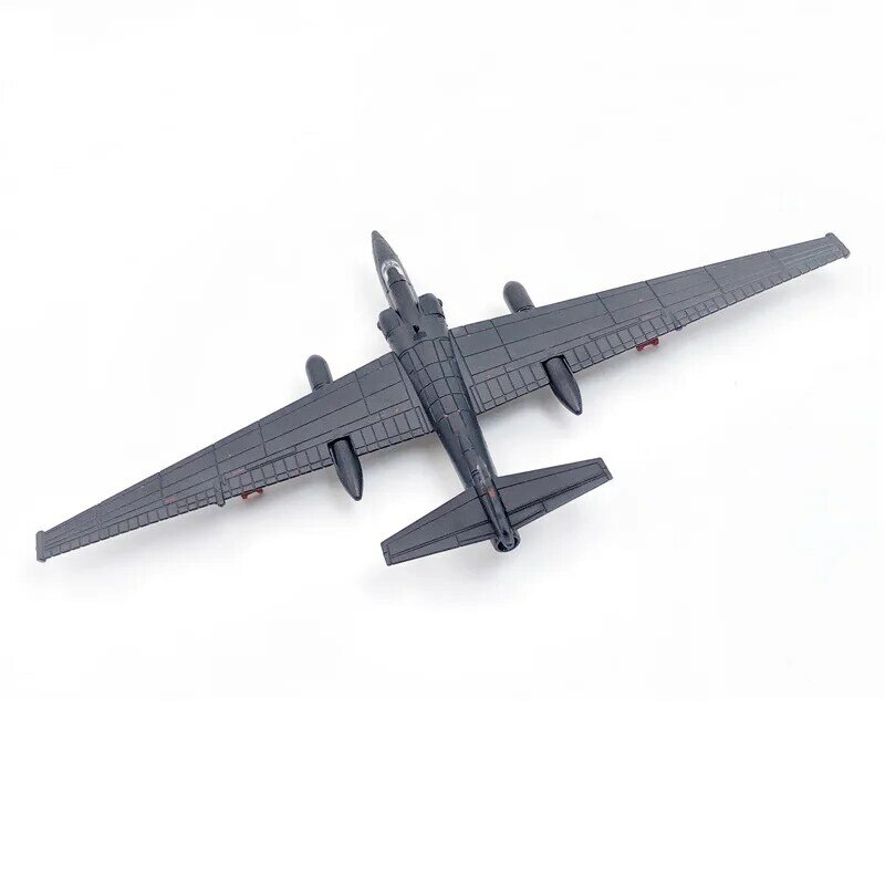Avión de reconocimiento Dragon Lady para niños, juguete de avión de Metal fundido a presión, modelo de adorno, escala 1/144 US U-2 U2, regalo de cumpleaños