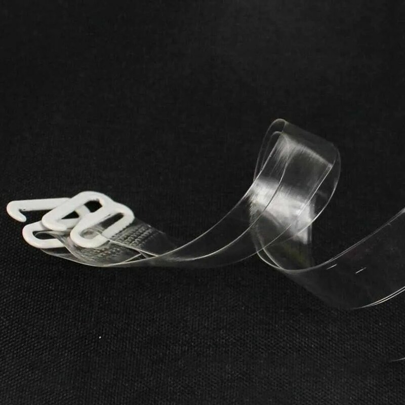 Tali Bra transparan tidak terlihat, tali bahu dapat dilepas dapat disesuaikan, sabuk elastis aksesoris intim