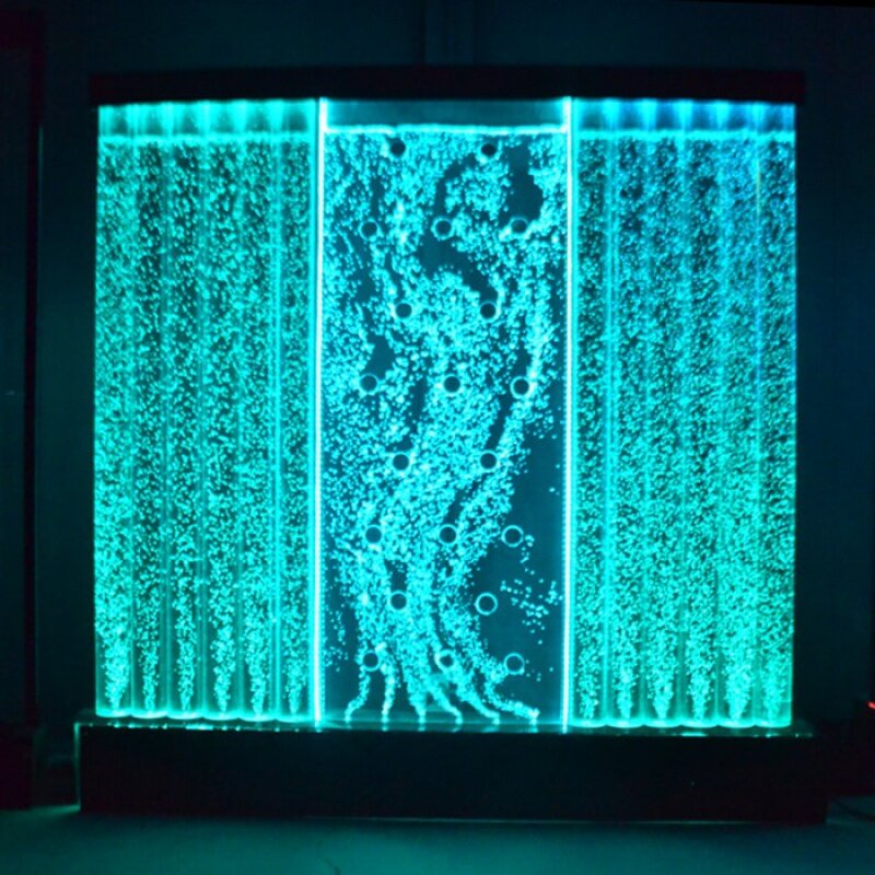 Brauch, Restaurant Raumteiler Acryl Wand LED Licht Wasser Blase Bildschirm Raumteiler