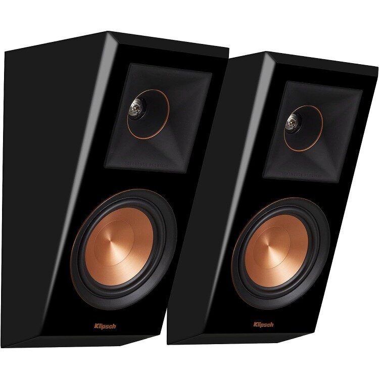 Klipsch Dolby Atmos Surround Sound Speakers, RP-500SA, Ébano 1066507, 1066507