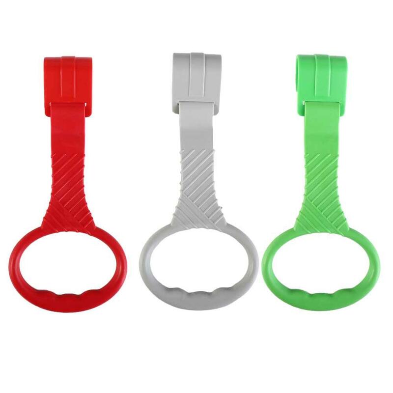 Plástico colorido pull-up anéis para bebês, berçário anéis, ferramenta do treinamento do bebê, aprendendo em pé berço