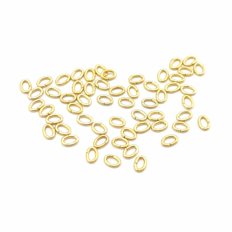 24k anéis de salto cor de ouro, anéis divididos, jóias fazendo suprimentos, 3x0.5mm, 4x0.7mm, 5x0.8mm, 6x0.9mm, 8x1.2mm, 10x1.2mm