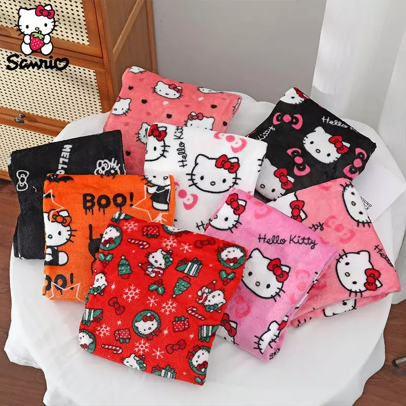 Sanrio-Pijama Hello Kitty feminino, calça pijama de Natal, calça doméstica, pijama, roupas de menina, calças fashion, Y2K, roupa doméstica, presente