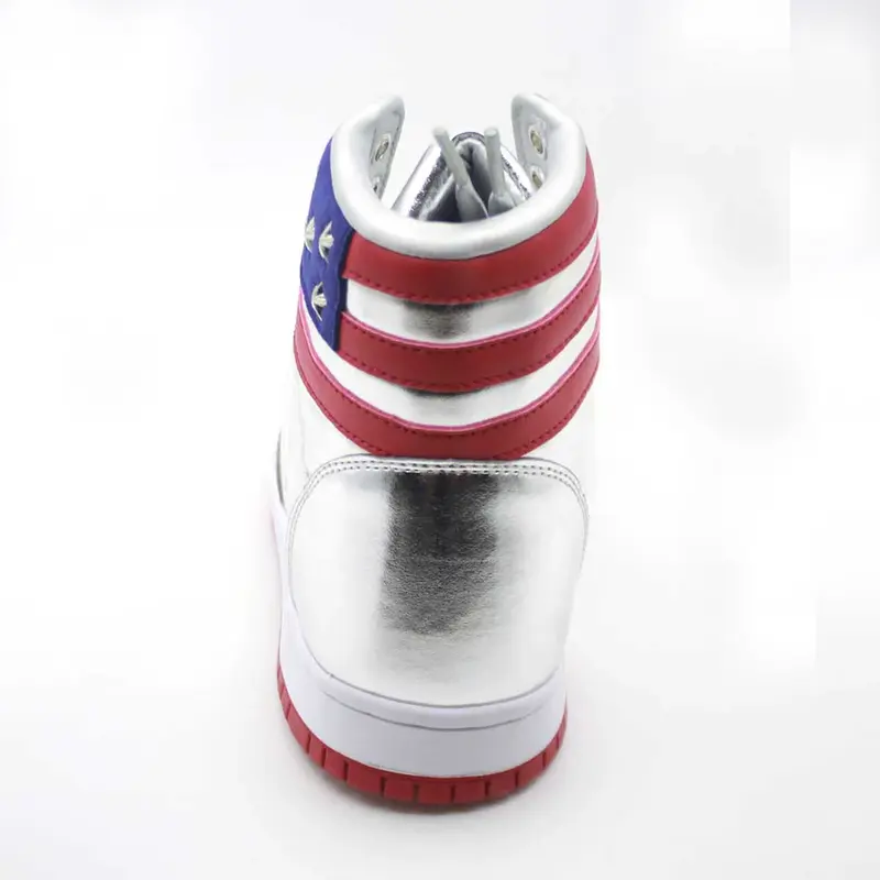 MAGA-zapatillas de deporte de Donald Trump para hombre, calzado deportivo dorado de alta calidad, botas informales de gimnasio, 2024