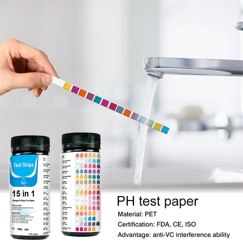 Water Quality Test Paper Suitable For Drinking Water Aquarium Test Quality Swimming Pool Water Bath Water Pond Water Test Paper