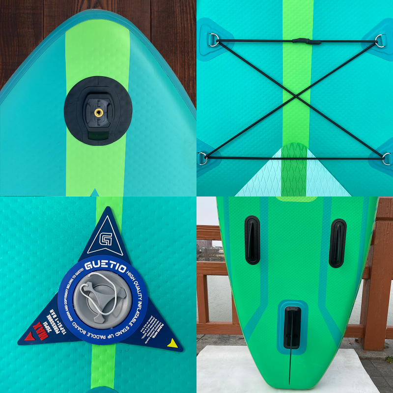 GUETIO-Planche SUP pour sports nautiques, stand up, paddle gonflable, planche de surf