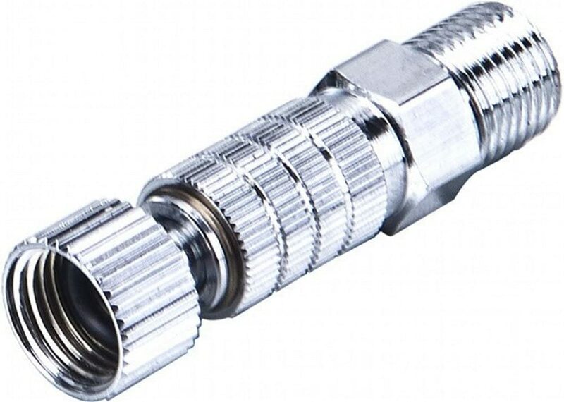 JOYSTAR Airbrush quick disconnect coupler release fitting Adapter, 1/8" BSP MALE-FEMALE