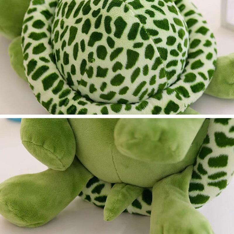Almohada de peluche de tortuga de ojos grandes para niños, juguete de felpa de Animal, regalo de cumpleaños y Navidad, color verde, suave, 20cm, K P3s2