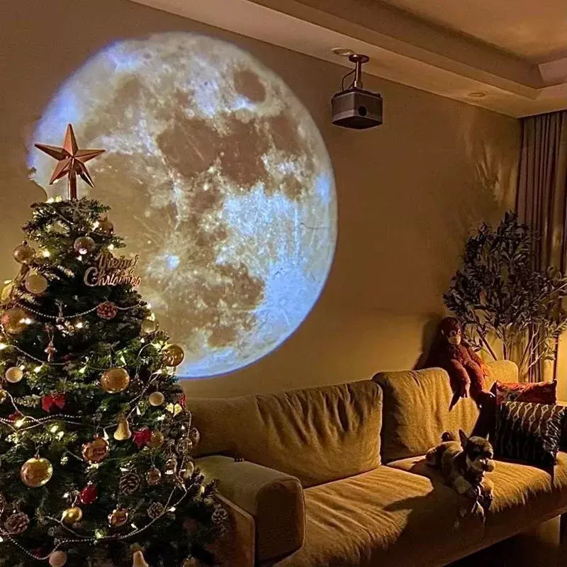 Аврора галактика проекционная лампа листовой фон проектор свет фотографии креативный фон атмосфера ночник для дня рождения
