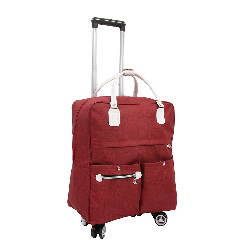 Bagages pliants extensibles unisexes, valise de voyage portable, sac de sport étanche, sacs de nuit à roulettes, nouveau