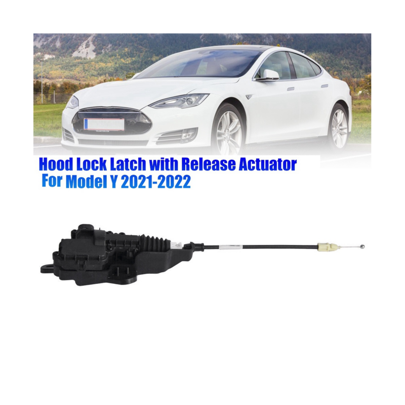 1614055-00-A Actuator Release Cable for Tesla Model 3 Y 2021-2023 1500397-00-E 1500398 Front Hood Latch Lock Actuator