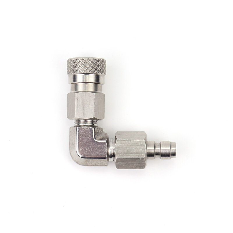 Male Quick-connect to Female Quick-connect Fitting 90-degree Adapter