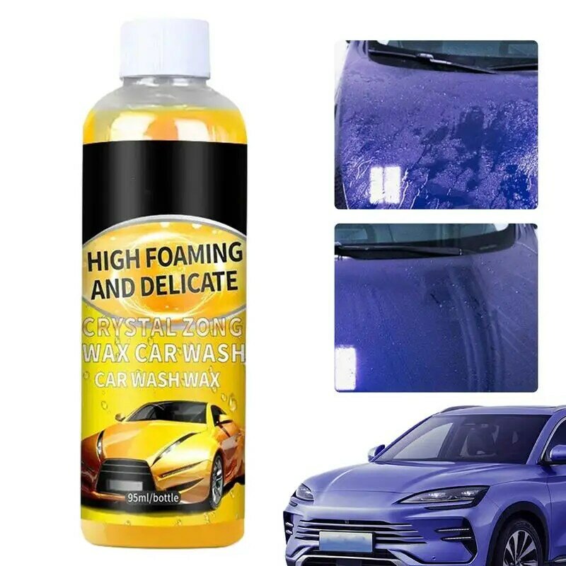 Pieniący się szampon do mycia samochodu 3.2 uncji piany polerowanie samochodów ciekły o wysokim stężeniu bezpieczny i neutralny szampon samochodowy do opona samochodowa