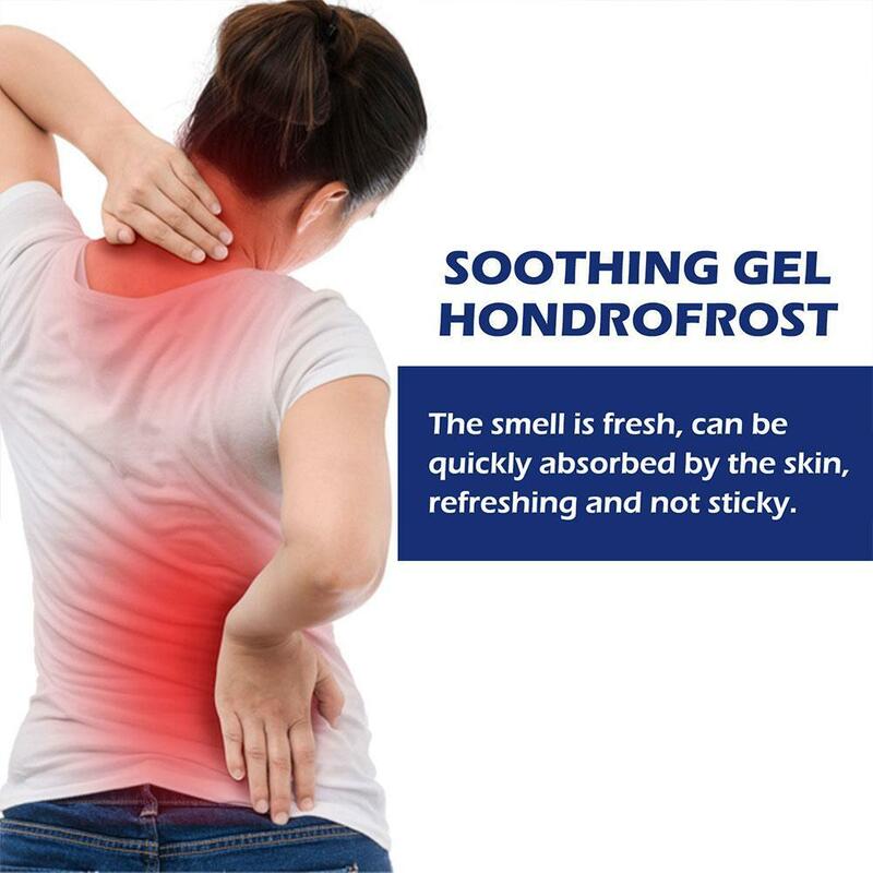 HondroFrost Gel lenitivo effetto rinfrescante dolore articolare sollievo lenitivo nebbia per il collo 120ml cura olio sollievo corpo Spray corpo ginocchio auto E1D5
