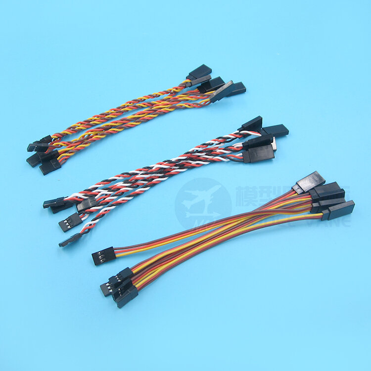 1pc 10/15/20/30/50/100cm Anti-interference Servo Extension Cable 30/60 Core Stranded Wire For Futaba JR Servo Helicopter Car Toy