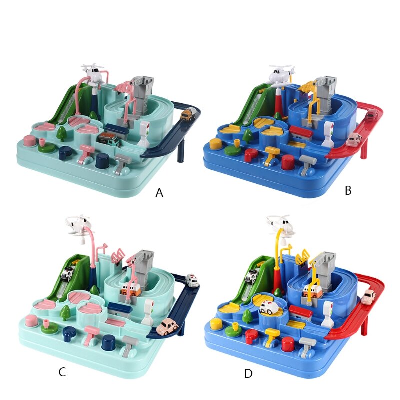 Crianças simulação transporte realista trilho brinquedos educativos portáteis