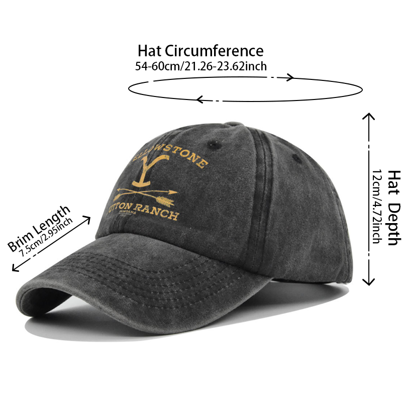 หมวกเบสบอลซักได้หมวกหมวกบังแดดผ้าฝ้ายหมวกมีสายรัดด้านหลังหมวกกีฬา unisex