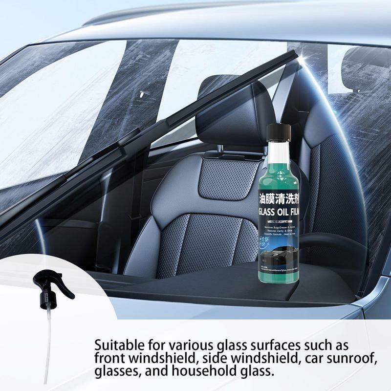 Płyn czyszczący szyby 150ml mocny środek do czyszczenia Film olejowy samochodowych, przenośny środki czystości do pojazdów, delikatny środek czyszczący do usuwania