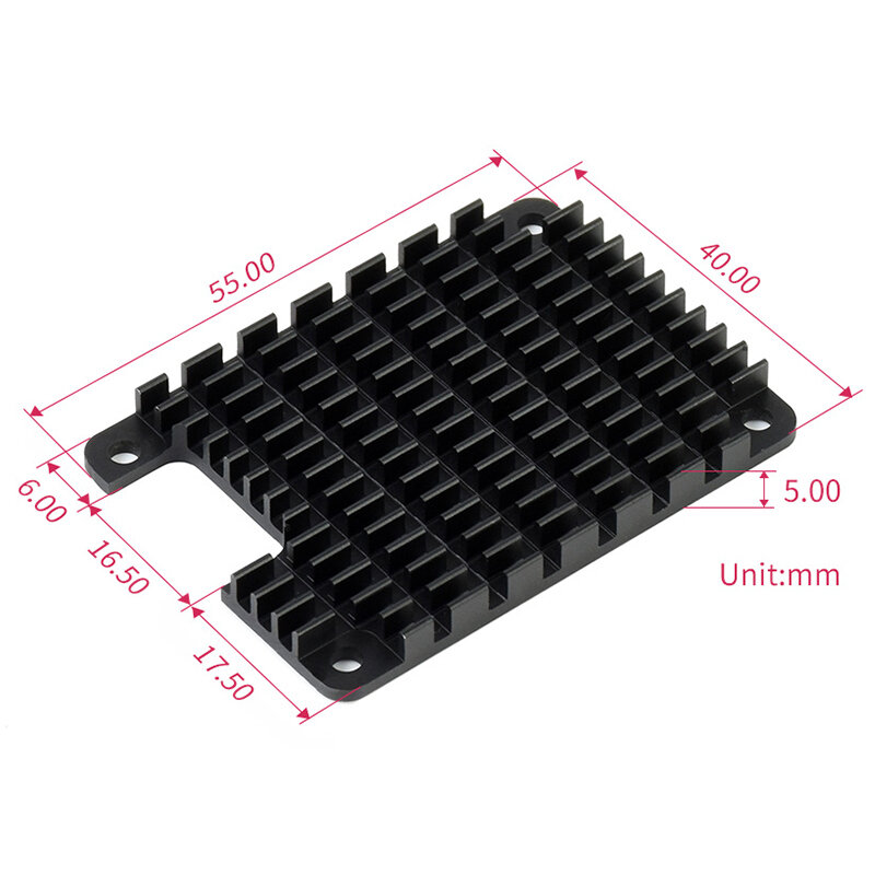 Aluminium Heatink Voor Raspberry Pi CM4 Met Siliconen Warmteafvoer Pad Voor Raspberry Pi Compute Module