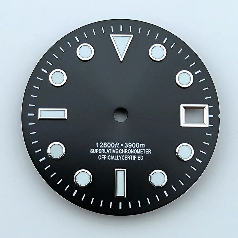 Luminous Blue Watch Acessórios, Repair Tool, 28,5mm, S Dial, adequado para NH35