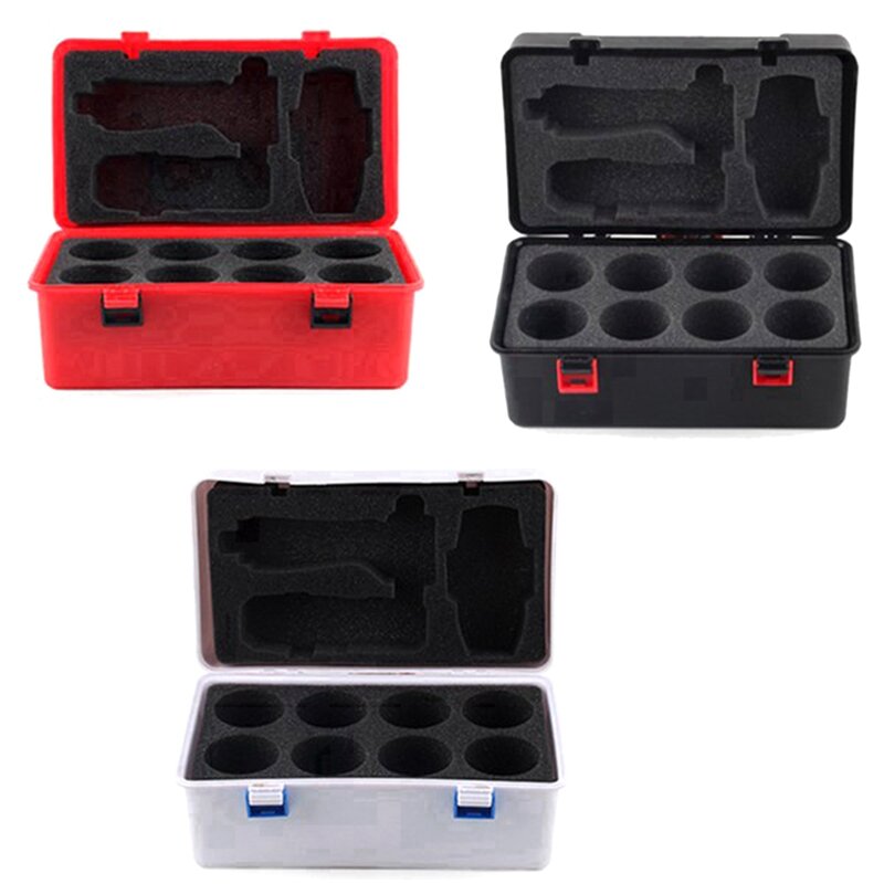 1 buah kotak peralatan penyimpanan tangan produk terkait Beyblade Spinner merah XD168-66