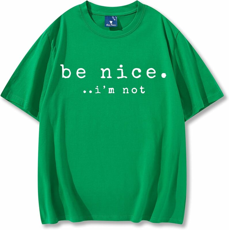 T-shirt engraçada, "eu não sou" ser legal "," eu não sou "," eu não sou"