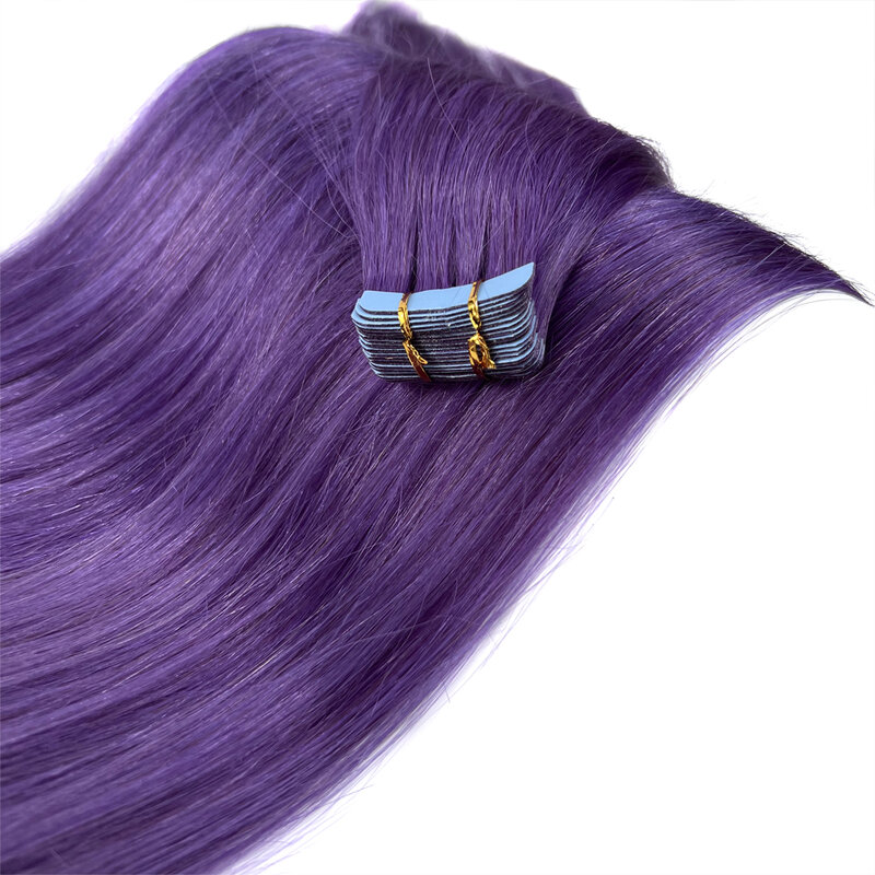 NNHAIR Invisible Tape-in 100% Human Hair Remy Real Hair Extensions Traceless 20PCS 14Inches-24Inches 30G-70G