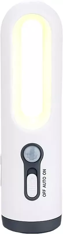 Lâmpada portátil recarregável para o Natal, sensor de movimento, luz noturna, armário, cozinha, quarto, banheiro, banheiro, acampamento, 2 em 1