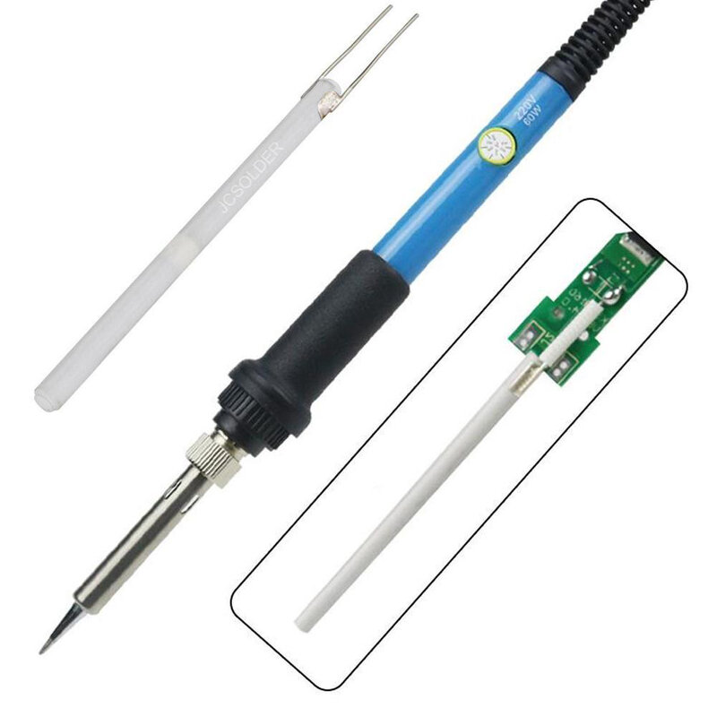 Adjustable Temperature Electric Ceramic Soldering Iron Core Heater 220V 60/80/100W Heating Element Electric Soldering Irons