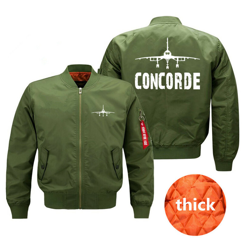 Jaket Bomber Aviator Concorde pilot Ma1, mantel jaket Bomber untuk pria, jaket Musim Semi dan Gugur musim dingin