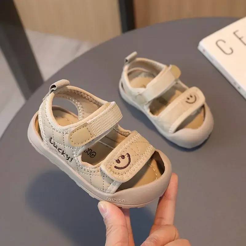 Sandalias para bebé de 0 a 3 años, zapatos para niño pequeño, sandalias suaves y flexibles para recién nacido, zapatos para primeros pasos al aire libre, verano 2024