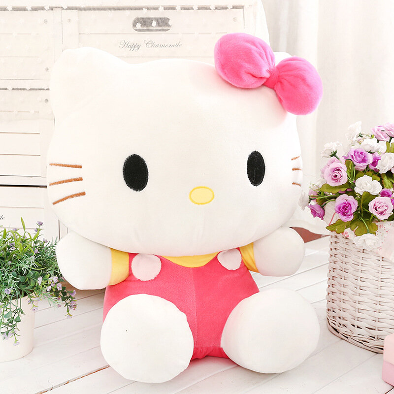 20cm Kawaii cartoon pink hello Kitty cute plush toy birthday gift