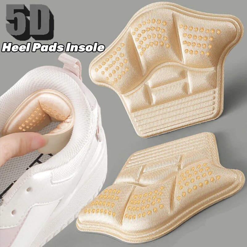 2PCS/4PCS Heel Pads Sneaker Heel Sticker Adjustable Size Anti-wear Feet Pads Cushion High-Heeled Shoes Protector Back Sticker