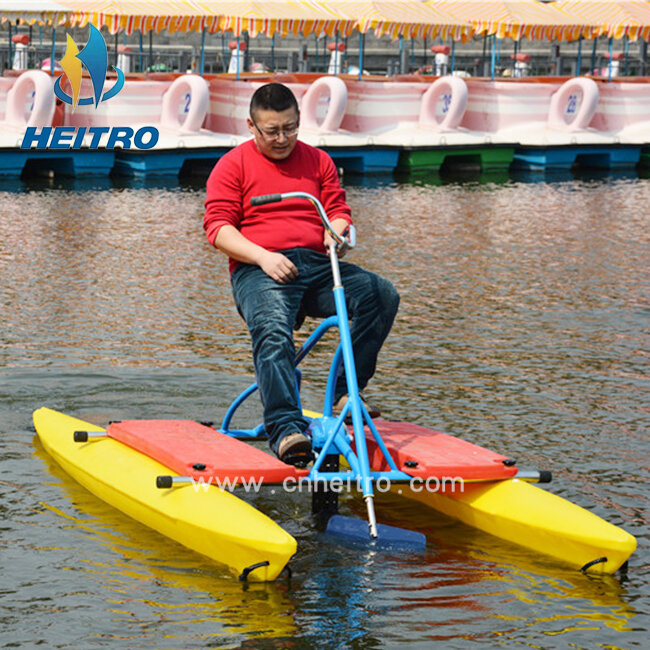 Factory price water bicycle water park equipment/water pedal bikes for sale