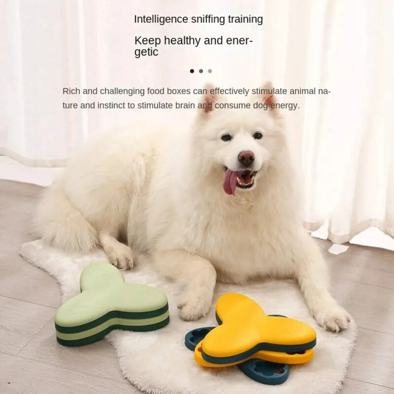 Zabawki-головоломки dla psów Interaktywne zabawki dla psów zapewnia trening IQ Wzbogacenie psychiczne Obrotowy dozownik smakołyków dla szczeniąt Średni duży