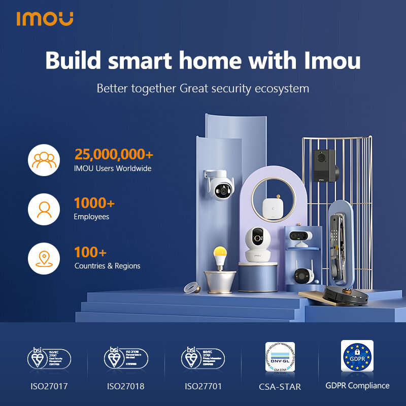 IMOU-Hub de Gateway Inteligente Zigbee, Controle Remoto Sem Fio, Wi-Fi e LAN, Multi-Modo para Alexa, Google Home, Smart Life, ZigBee 3.0