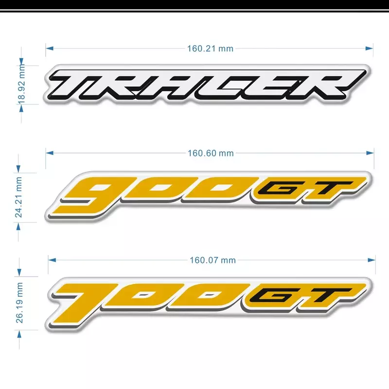 Fit Yamaha MT09 MT 09 Tracer 900 GT MT-09 Motorcycle Tank Pad Decals Gas Fuel Oil Kit Knee