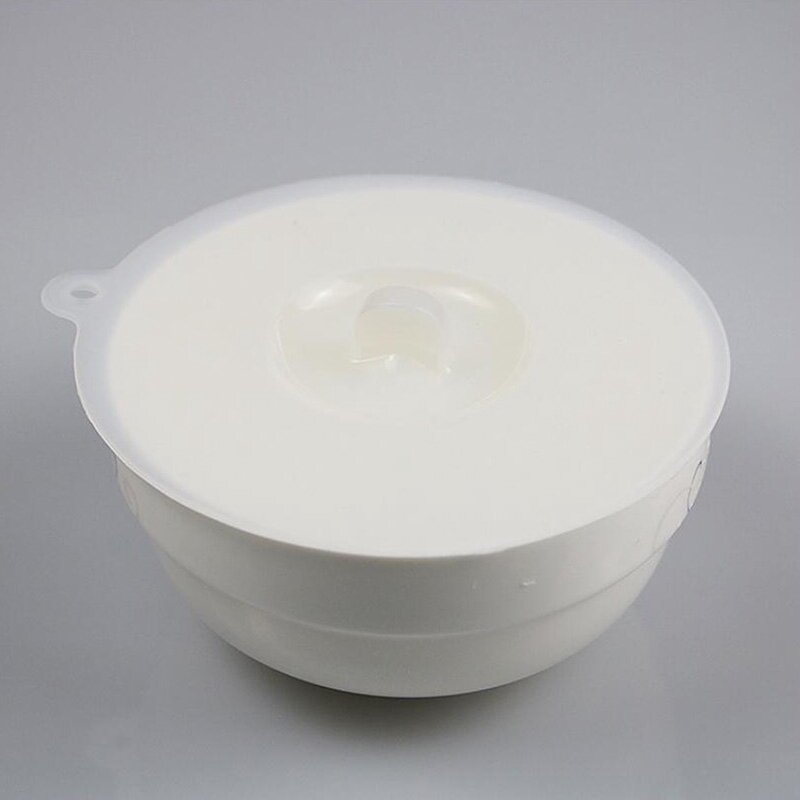 Couvercle de Tasse en Silicone Blanc, Isolation Thermique, en Dentelle, Anti-Poussière, Réutilisable, Fournitures de Batterie de Cuisine, 1 Pièce