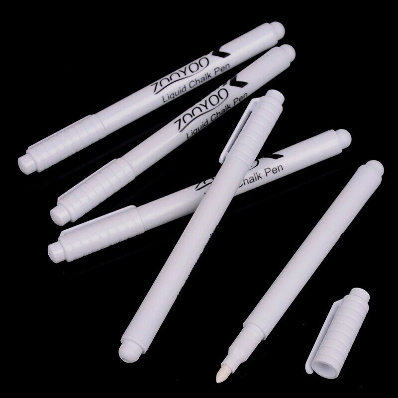 3 pcs neue 13,5 cm schreiben glatt weiße flüssige Kreide Stift Marker Tafel flüssige Tinte Stift auf Tafel Fenster lösch bar verwendet