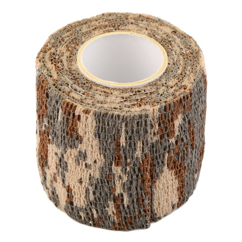 1pc Camouflage Invisible Tape Camo Form Reusable Self Cling Camo Hunting Rifle Fabric Tape Wrap Outdoor Camping Auxiliary Tool