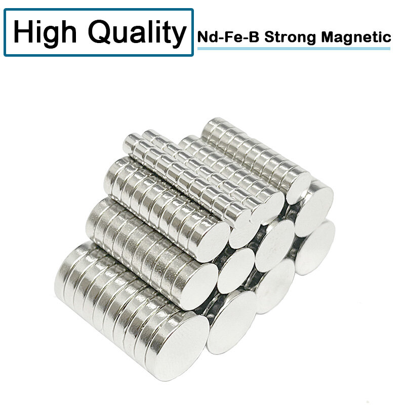 Круглый прочный магнит 2x2,3x2,4x2,5x2,6x2,8x2,10x2 мм N35, постоянный NdFeB, супер сильный мощный магнитный диск, горячая распродажа
