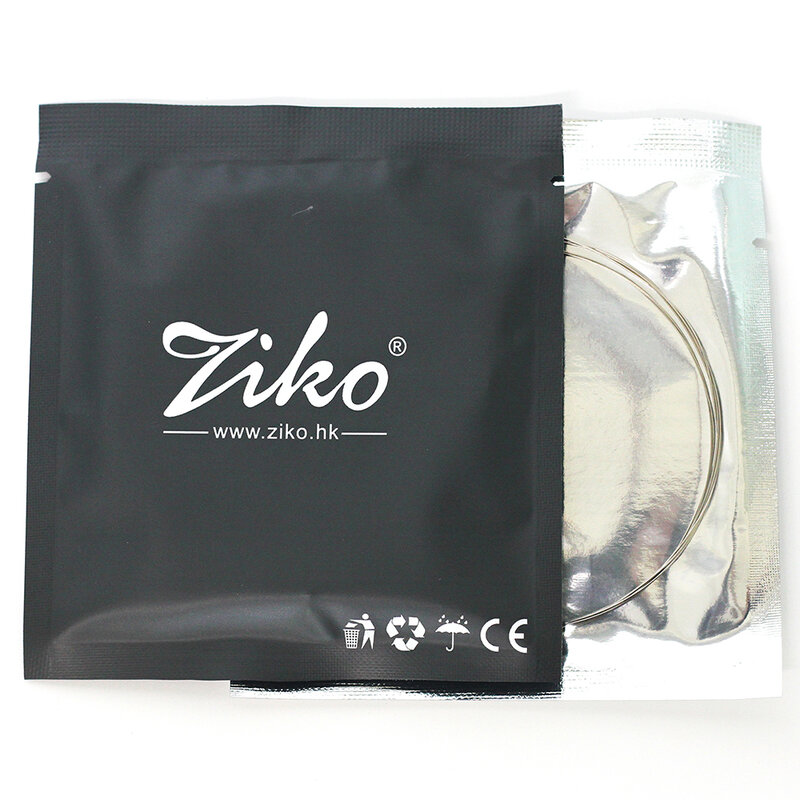 ZIKO DPP-011 corde per chitarra acustica esagonale rivestito in lega di bronzo fosforoso ruggine aggiornamento corde per chitarra acustica parti accessori